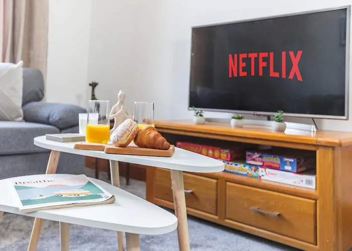 Lejlighed Retreat, Free Parking & Sleeps 5