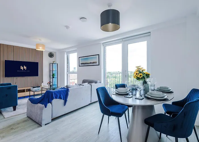 Lejlighed 2br Flat In Salford, Modern, Centre, Wifi, Kitchen