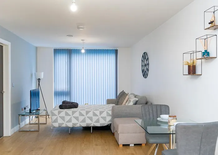 Elegant 1-bed By Victoria Stn & Ao Arena-sleeps 4 Apartamento Mánchester