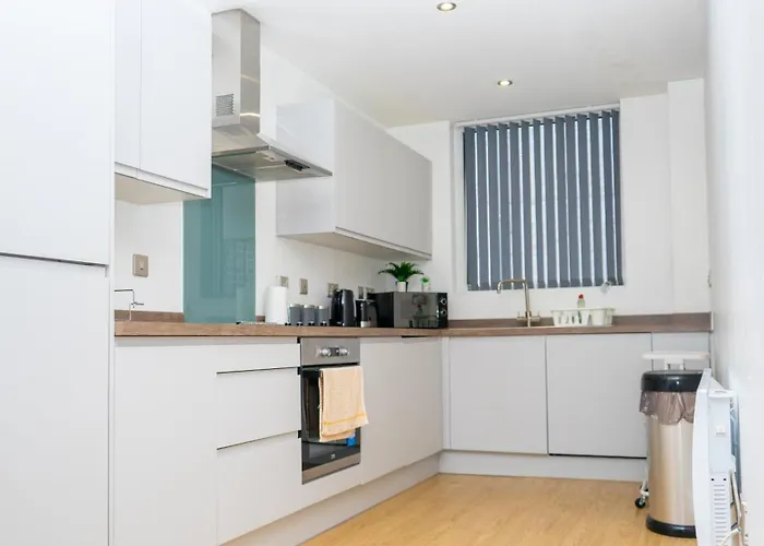 Elegant 1-bed By Victoria Stn & Ao Arena-sleeps 4 * Mánchester