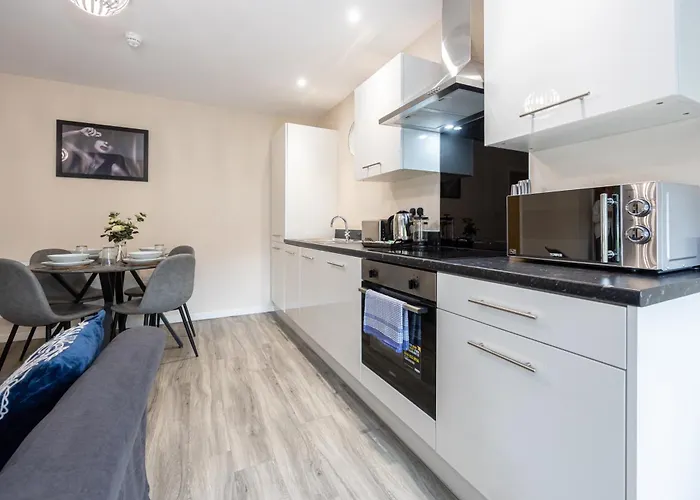 Salford - 1 Bed - Free Parking - Fast Wi Fi By Av Hughes Lejlighed Manchester