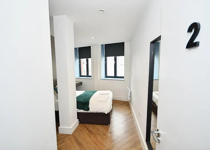 아파트 Spacious 2bed Flat W Security 맨체스터