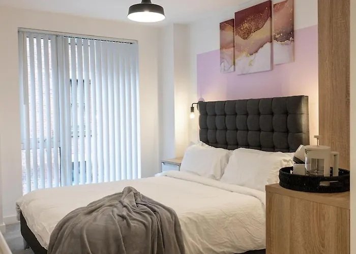 アパート Modern 2 Bed - Next To Ao Arena & Picadilly Station - - Parking & Local Transport Links