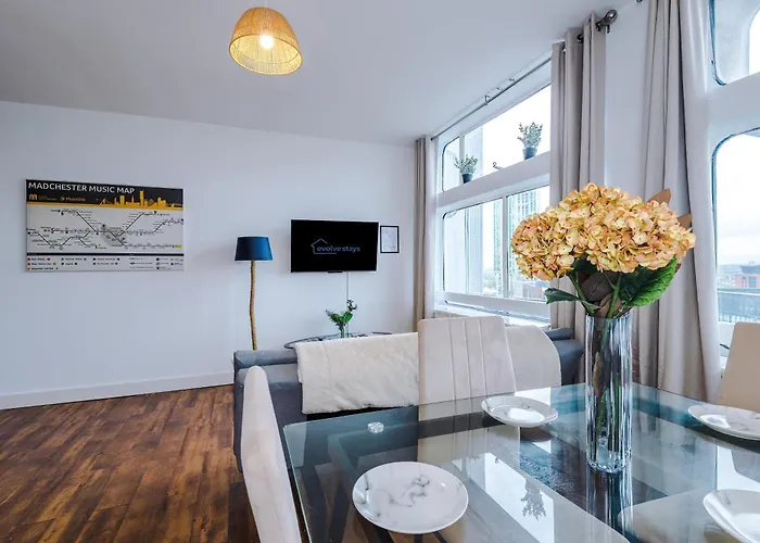 2br Heights Sleeps 7 Parking & Wifi * 맨체스터