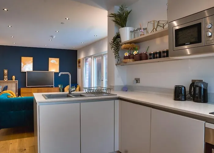 Dom wakacyjny Luxurious 4Br Townhouse Rooftop Hot Tub Manchester