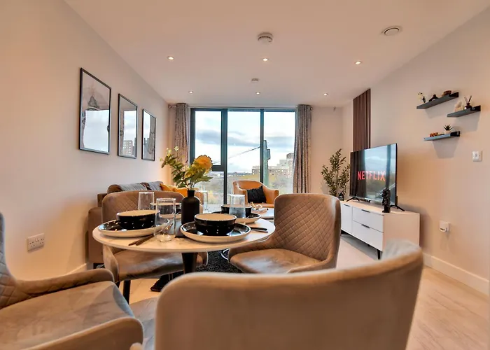 Apartment 40 Percent Off Monthly 2 Bed Modern Near Piccadilly - Parking - Fast Wifi Manchester