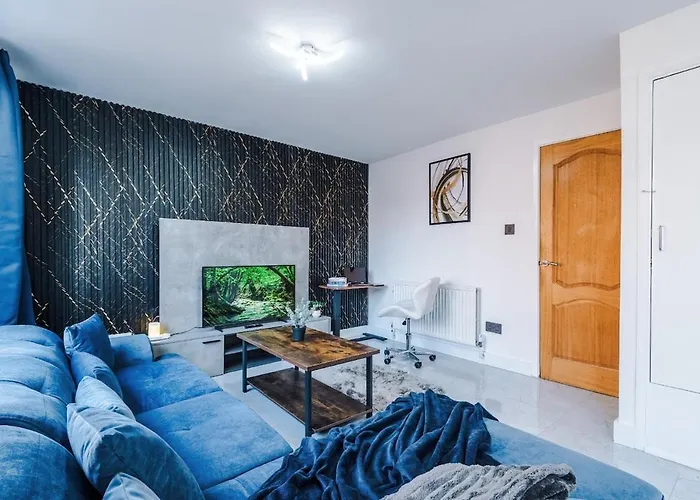 Pearl Reside - Sleeps 5, Free Parking & 5 Mins Centre Ferienhaus Manchester