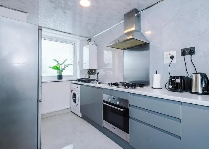 Ferienhaus Pearl Reside - Sleeps 5, Free Parking & 5 Mins Centre Manchester