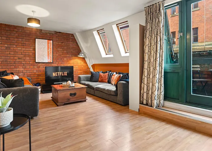 Rooftops View, Northern Quarter, Balcony 맨체스터