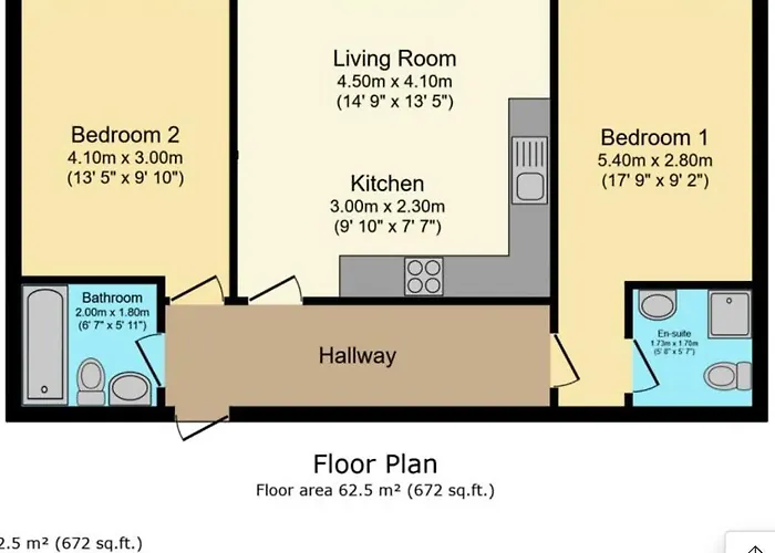 2 Bed 2 Bath Apartment,500 Meter's From Deansgate Close To Ao Arena Manchester