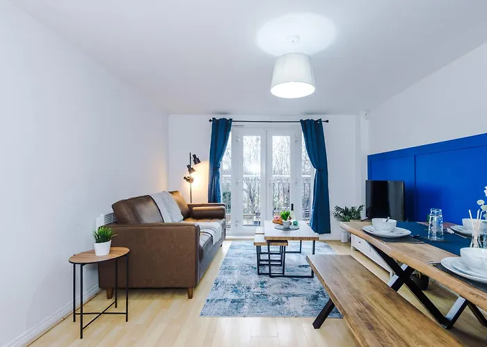 Apartment The Salford Luxe - Modern & Cosy 2 Bed Presented By Parydise - Ideal For Business Or Work