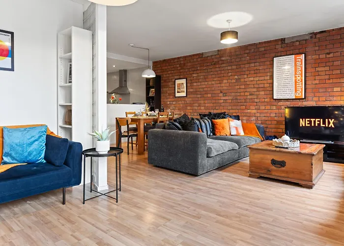 아파트 Rooftops View, Northern Quarter, Balcony 맨체스터