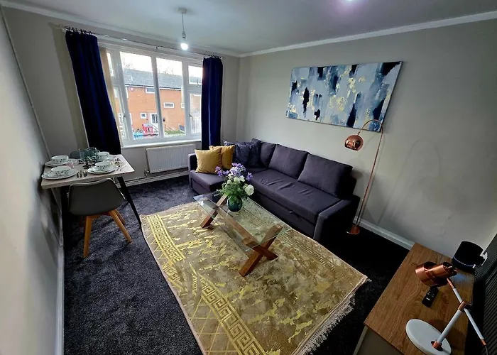 Cosy Modern 1 Bed Near Coop Live And Etihad Stadium *