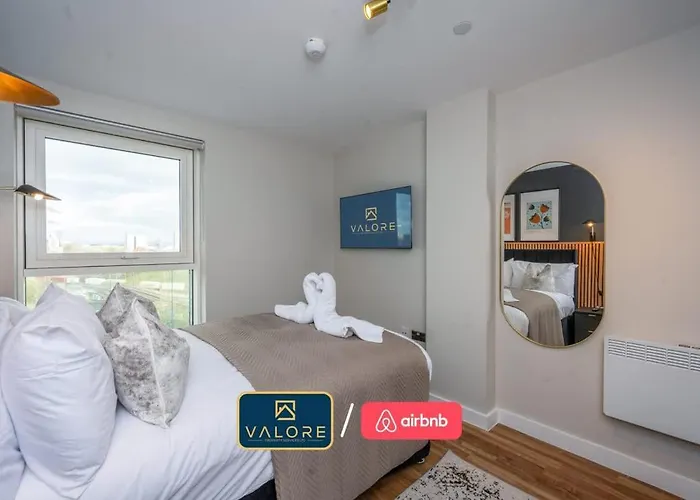 Apartmán Luxury Waterfront 2br - Free Gym Access & Parking