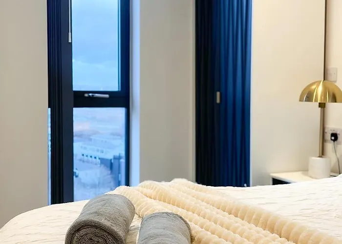 2bed 2bath Balcony Smart Tv 20mins To Airport Gym Διαμέρισμα Μάντσεστερ