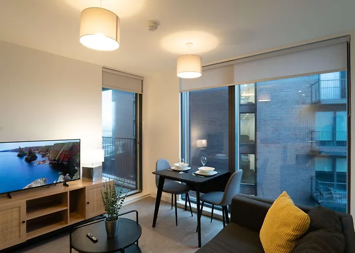 Bright 1 Bed In W Balcony 公寓 *