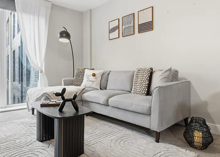 Lux 2bd, Free Parking & Wifi, Near Mcr Center And Media מנצ'סטר