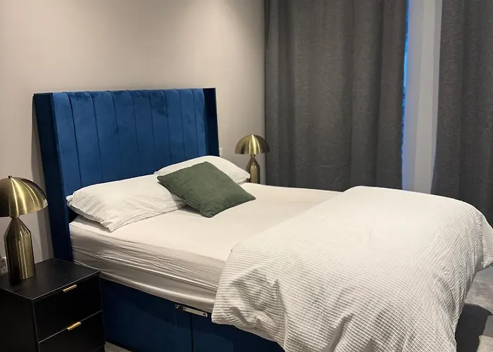 Luxury City Apartment Manchester With Gym & Parking Lejlighed *