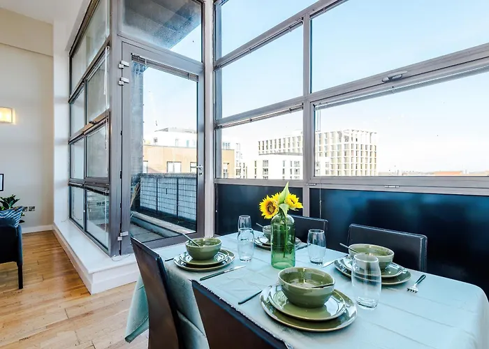 Apartman Modern 2br Flat For 4 Full Kitchen Manchester