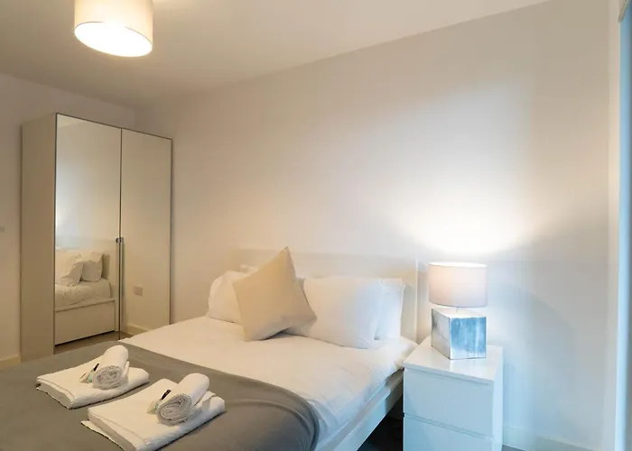 公寓 Bright 1 Bed In W Balcony 曼彻斯特