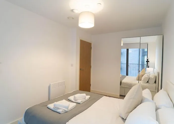 公寓 Bright 1 Bed In W Balcony 曼彻斯特