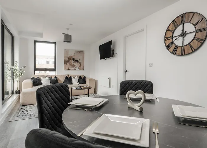 Apartmán 2 Bedroom - Old Trafford - Balcony - Free Parking Manchester