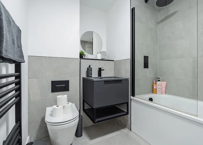 2 Bedroom - Old Trafford - Balcony - Free Parking Apartmán Manchester