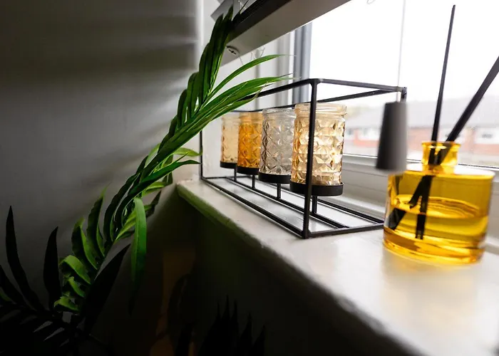 펜션 Sleeps 5 - Free Parking Wifi Near Airport & 맨체스터