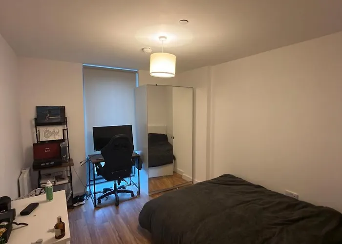 Stylish 1 Bed Apartment, 15 Mins To Old Trafford Apartamento *