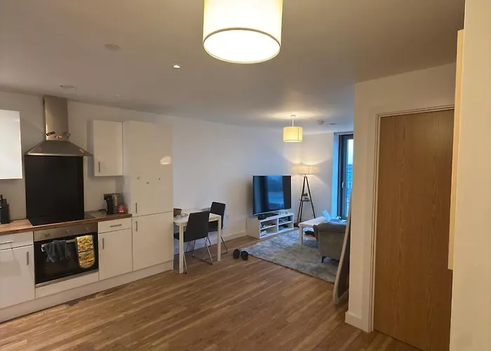 Stylish 1 Bed Apartment, 15 Mins To Old Trafford Apartamento
