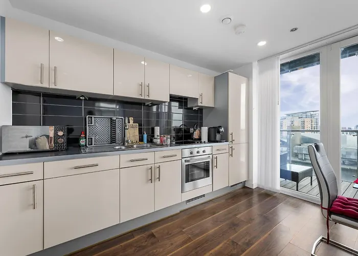 Apartman Waterfront Panorama - 2br + Balcony, Near Stadium Manchester