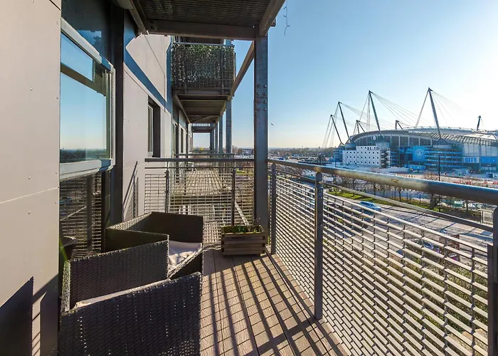 Apartment Stylish Mcr 1br Etihad Coop Live Parking Manchester