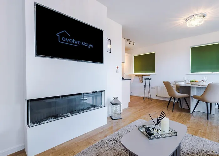 Apartment Stylish Mcr 1br Etihad Coop Live Parking Manchester