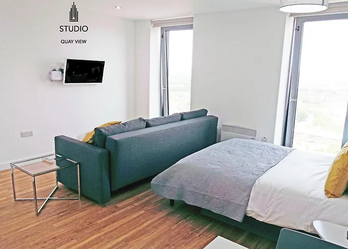 דירה Media Salford Quays מנצ'סטר