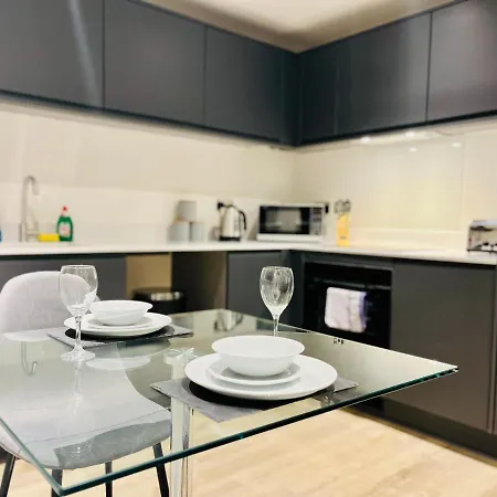 Brand New Modern 1 Bed Near Old Trafford Stadium * מנצ'סטר