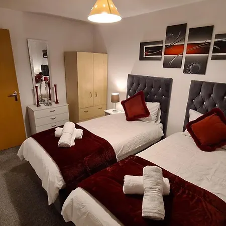 Apartmán Comfy 2bd & 1ba Centre Luxury With Free Parking Manchester