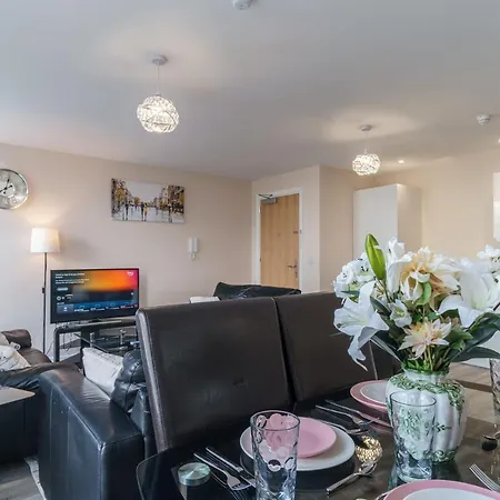 Apartmán Bright 1 Bed Flat - Sleeps 3