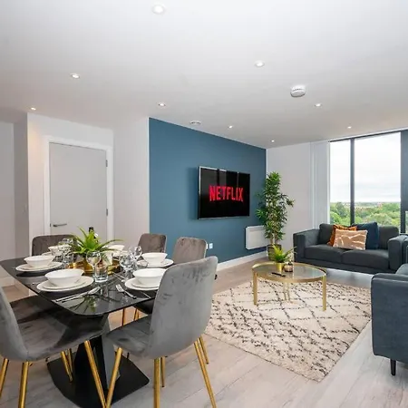 公寓 Stunning Brand New 3 Bed By Valore Services 曼彻斯特