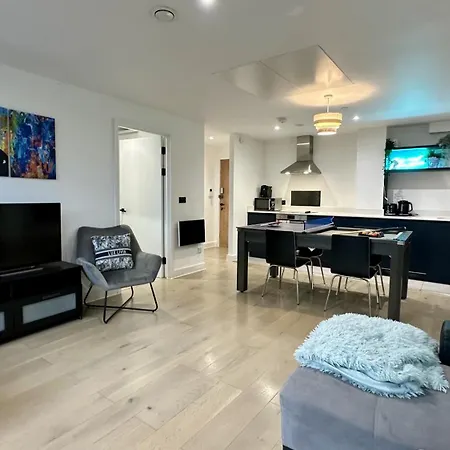 Apartman Lux Livin' - Luxury 2 Bed With Sky Garden Manchester