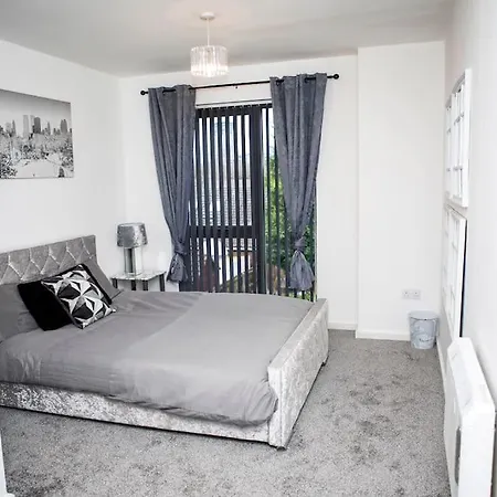 Stylish Two-bedroom Salford Quays Lägenhet Manchester
