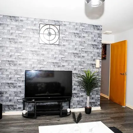 Lägenhet Stylish Two-bedroom Salford Quays