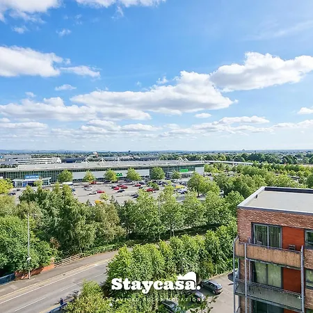 Luxury Sportcity Amazing Views With Parking Apartment Manchester