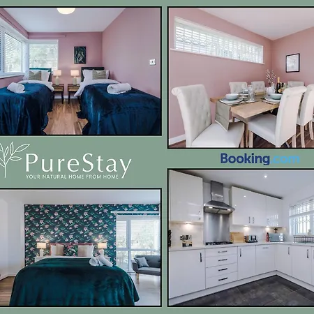 Amazing Four Bed House At Purestay Short Lets & Serviced Near Etihad With Parking Manchester