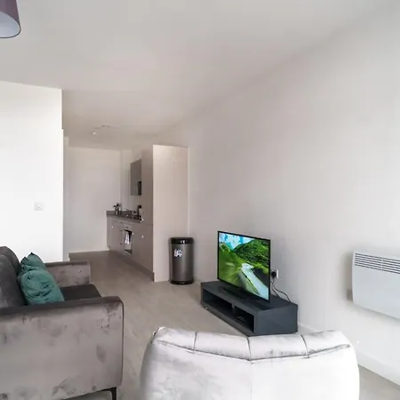公寓 Modern In Salford Great Views