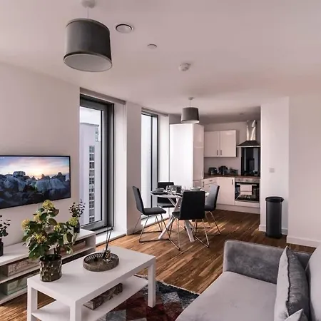 Apartmán 2 Bed In Media City, Amazing Views Manchester