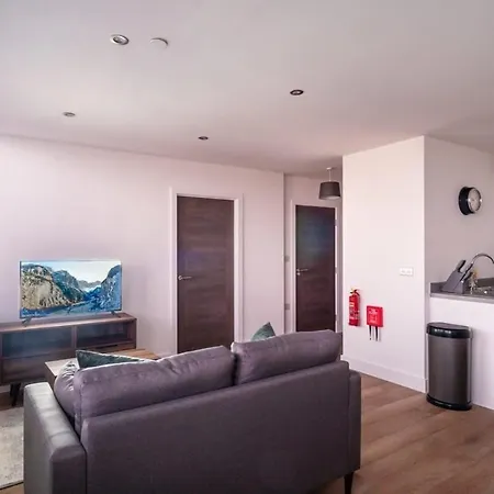 Lägenhet Zeni, Alexandra Rise Modern 1 Bed Manchester