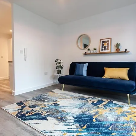 Superb 2 Bed Flat 5min To Old Trafford Stadium Apartamento *