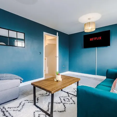 Vakantiehuis R&r - Modern Townhouse Near Etihad & Centre Manchester