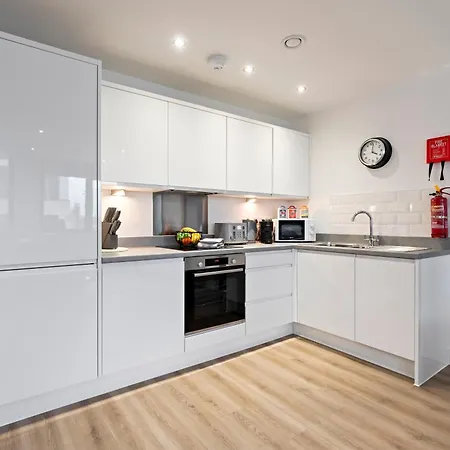 아파트 Modern Flat In By 53 Degrees Property, Ideal For Couples, 2 Bedrooms! 맨체스터
