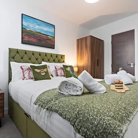 아파트 Modern Flat In By 53 Degrees Property, Ideal For Couples, 2 Bedrooms! 맨체스터
